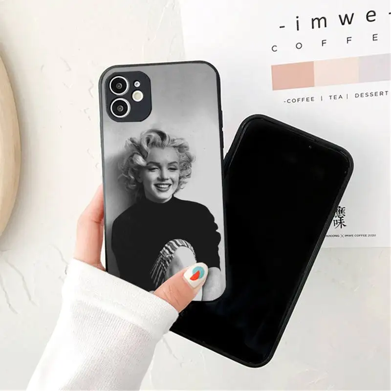 Чехол для телефона с Мэрилин Монро iphone 12 11 13 7 8 6 s plus x xs xr pro max mini shell |