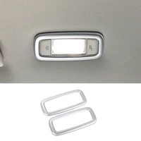 chrome abs inner rear row reading light lamp switch frame decorate cover trim car interior supplies for bmw x3 x4 g02 g01 18 21