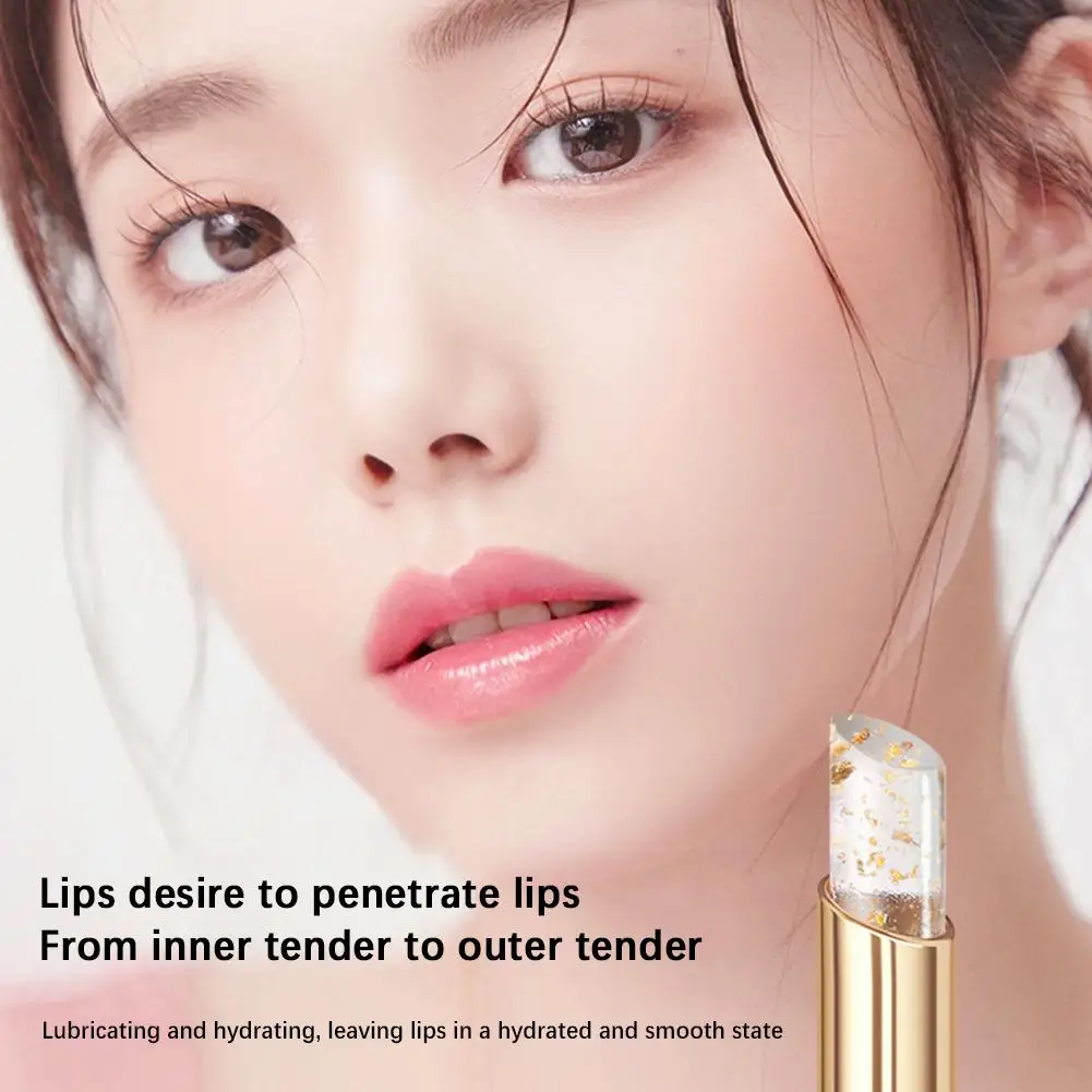 

Jelly Moisturizing Lip Balm Temperature Change Color Waterproof Long Comestics Beauty Care Lips Nutritious Cup Lasting Non- V1E1