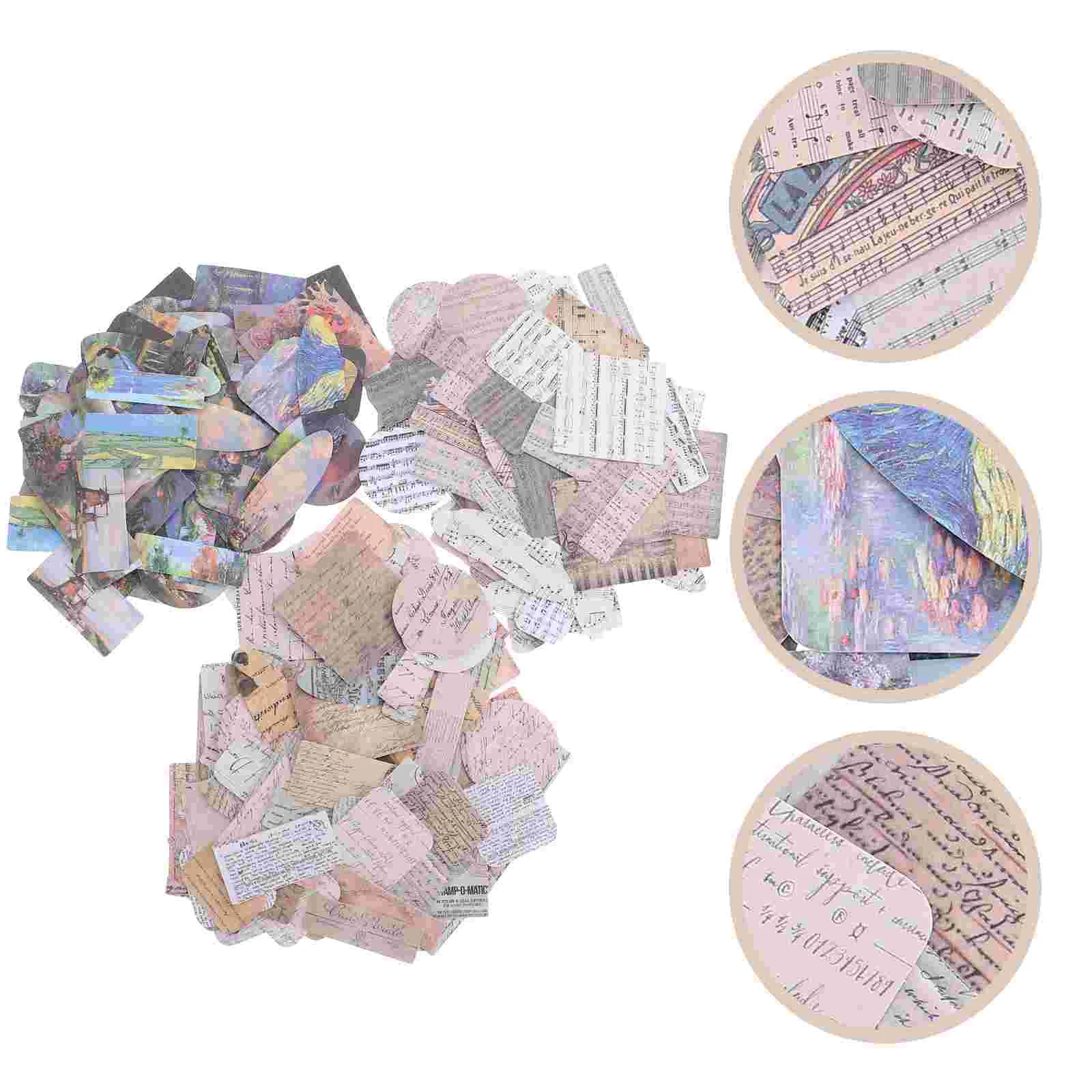 

Paper Stickers Scrapbook Vintage Scrapbooking Sticker Journaling Journal Material Diy Printableembellishment Supplies Bullet