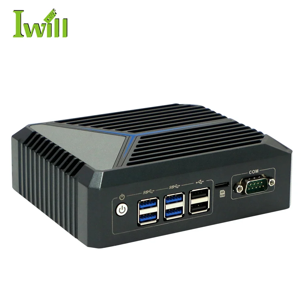 Новая тенденция In-tel Ce-leron J6412 Мини-ПК 2 Lan 12-го поколения 32 ГБ Ram Dd4 Barebone System с Wi-Fi или 4
