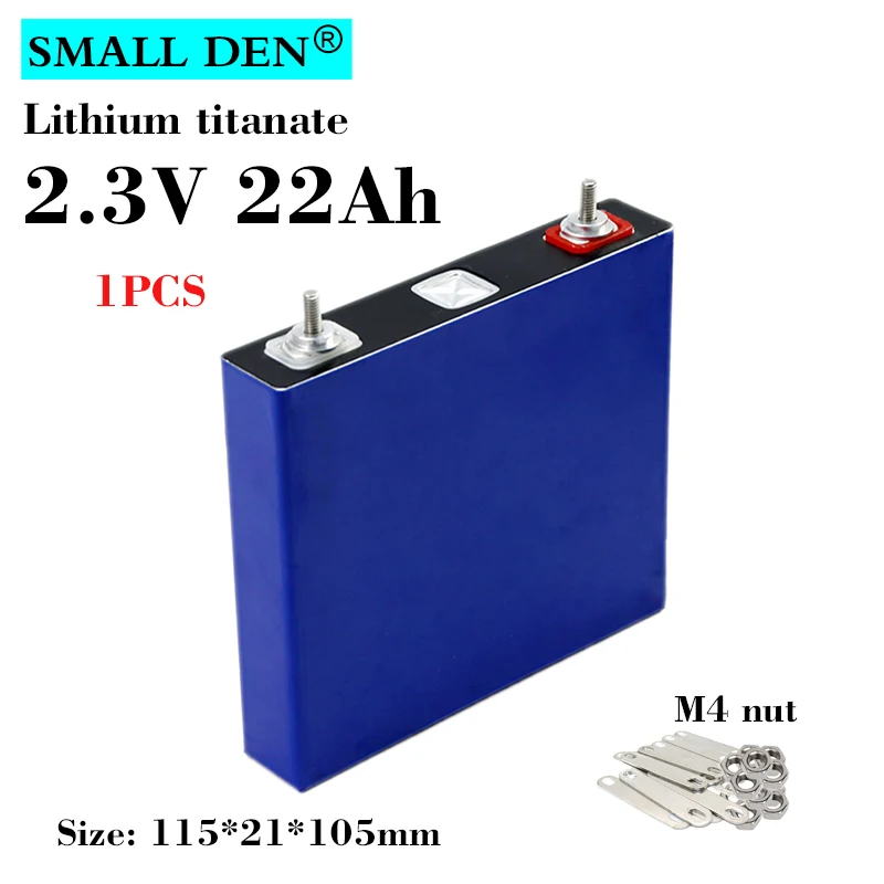 

New 2.3V 22Ah Lithium titanate Battery 25C High power LTO Cells DIY12v 24v Electric vehicle boat motorcycle RV Speaker car motor