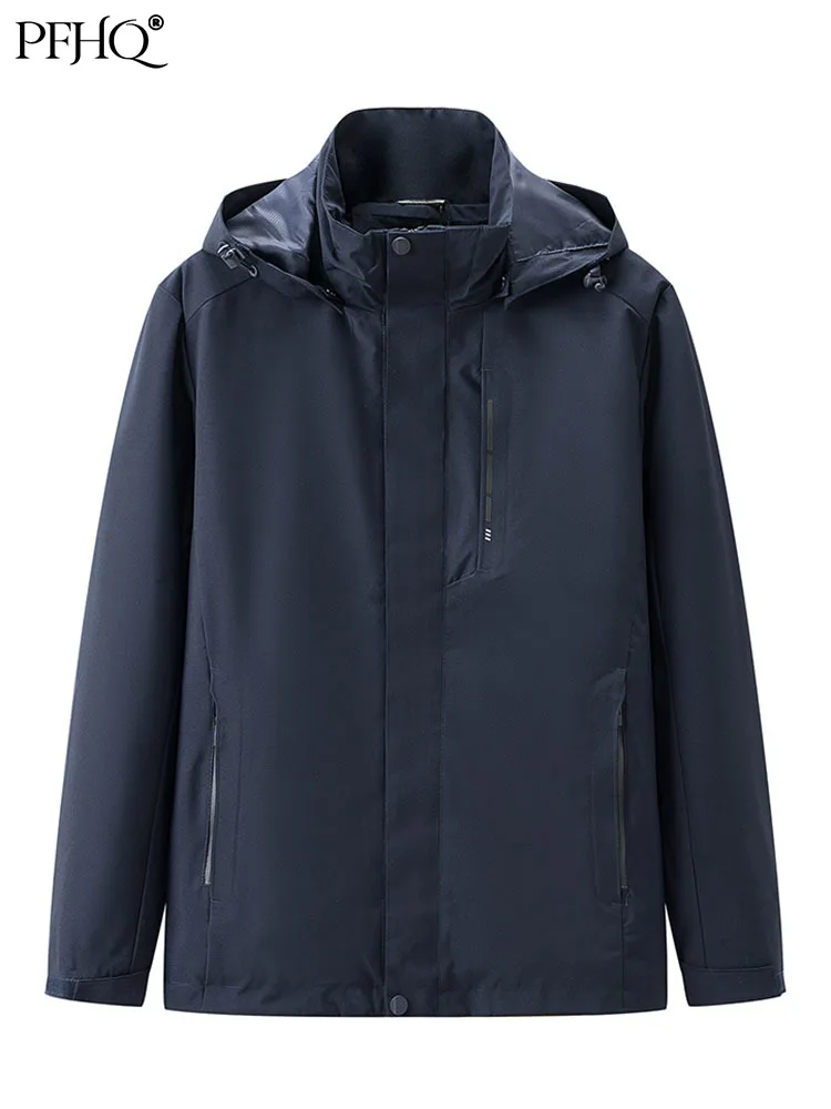 

PFHQ 2022 Модные мужские осенние уличные куртки износостойкие устойчивые к разрыву водонепроницаемое дышащее пальто альпинистская одежда 21q