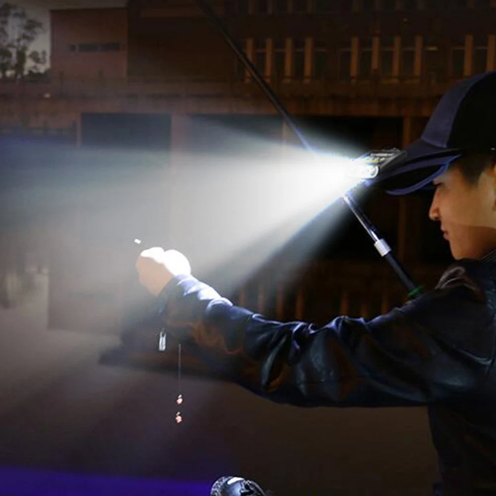 

Hat Clip Induction Sensor Headlight USB Strong Outdoor Head-mounted Camping Lamp
