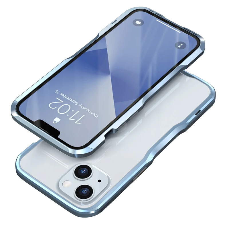 Чехол-бампер из алюминиевого сплава для iPhone 13 12 11 Pro Max XR | Мобильные телефоны и