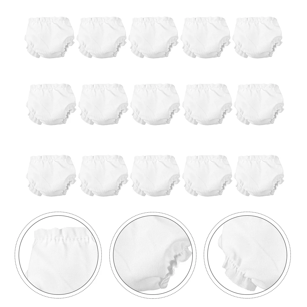 

15 Pcs Ornament Mini Elastic Baby Dolls Briefs Accessories Underpants