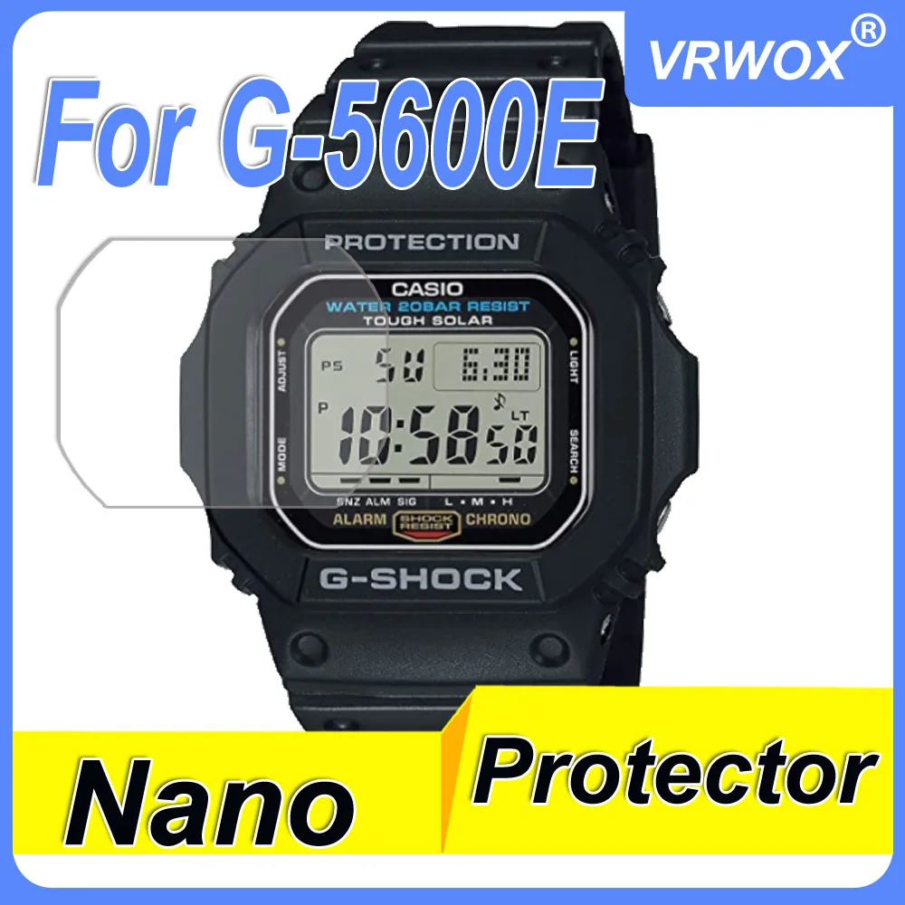 

3PCS Nano Explosion-proof Screen Protector For Casio GW-M5610 GW-M5600 G-5600E GLS-5600 GLX-5600 DW-D5600 HD Clear Anti-Scratch