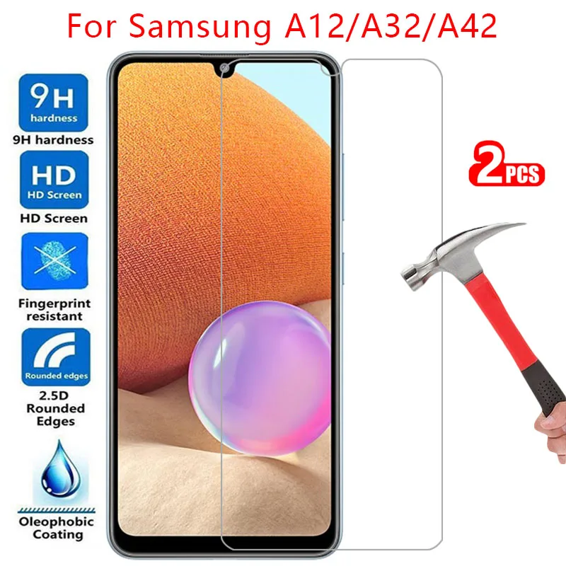 

Защитный экран из закаленного стекла для samsung a12, a32, a42, чехол для galaxy a 12, 32, 42, 12a, 32a, 42a, защитный чехол для телефона