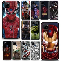 iron man phone case for oppo a3s a5s a9 a15 a31 a63 a54 a52 find x2 reno 3 4 5 6 pro 5g silicone cover marvel super heroes case