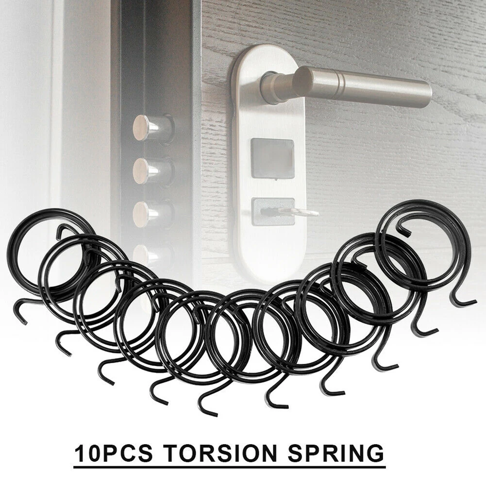 10pcs  Spring for Door knob Handle Lever Latch Internal Coil Repair spindle lock torsion spring flat section wire