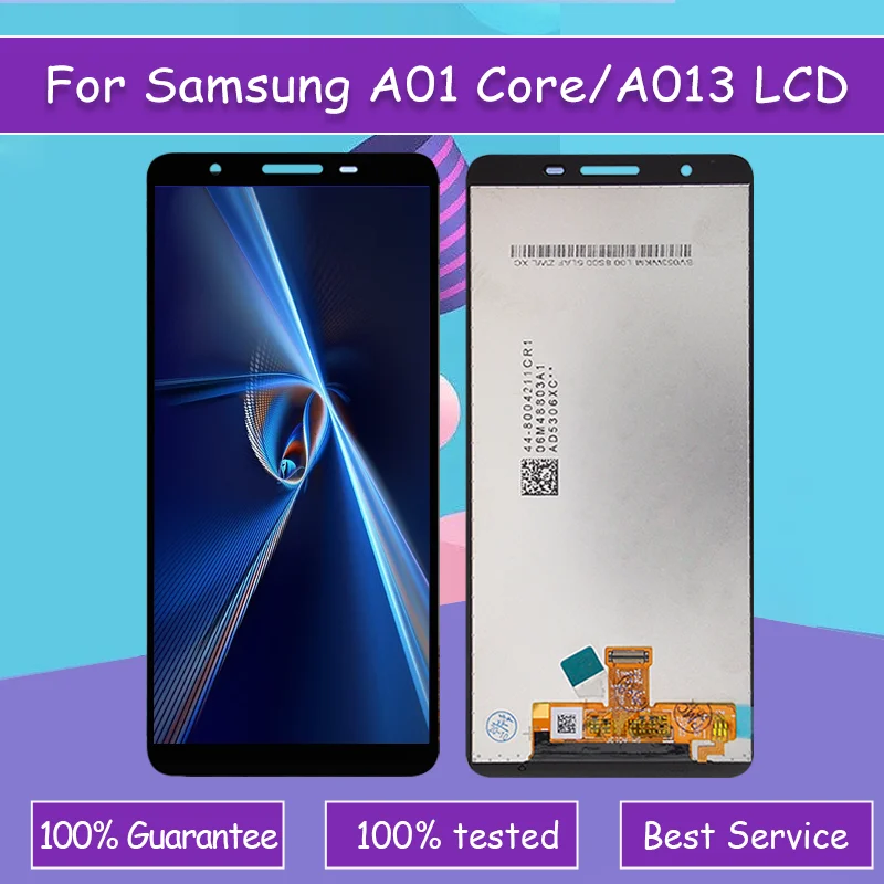 1 шт., 5,5-дюймовый дисплей A013 для Samsung Galaxy A01 Core, ЖК-сенсорный экран, панель, стекло, дигитайзер A013F A013G в сборе, бесплатная доставка