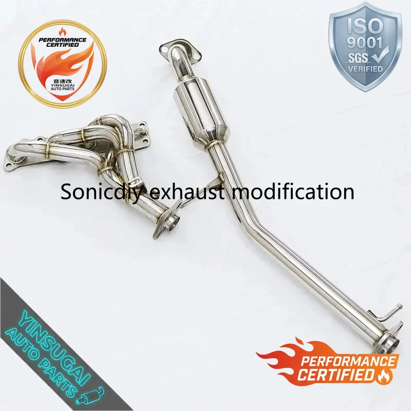 Фото Высококачественный выпускной коллектор Sonicdiy из нержавеющей стали SS304 для Suzuki Jimny 2007-2021, гоночная модификация №5