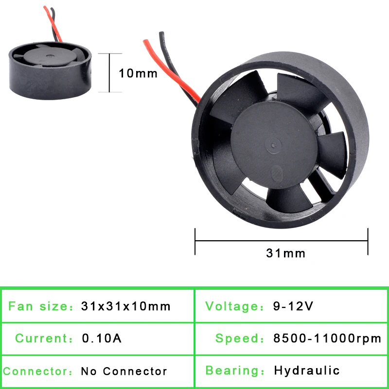 ACP-автомобильный вентилятор 9-12 В, универсальный диаметр 26 мм, 31 мм, круглый светодиодный автомобильный светильник, лампа с солнечным цветком, маленький светильник, охлаждающий вентилятор