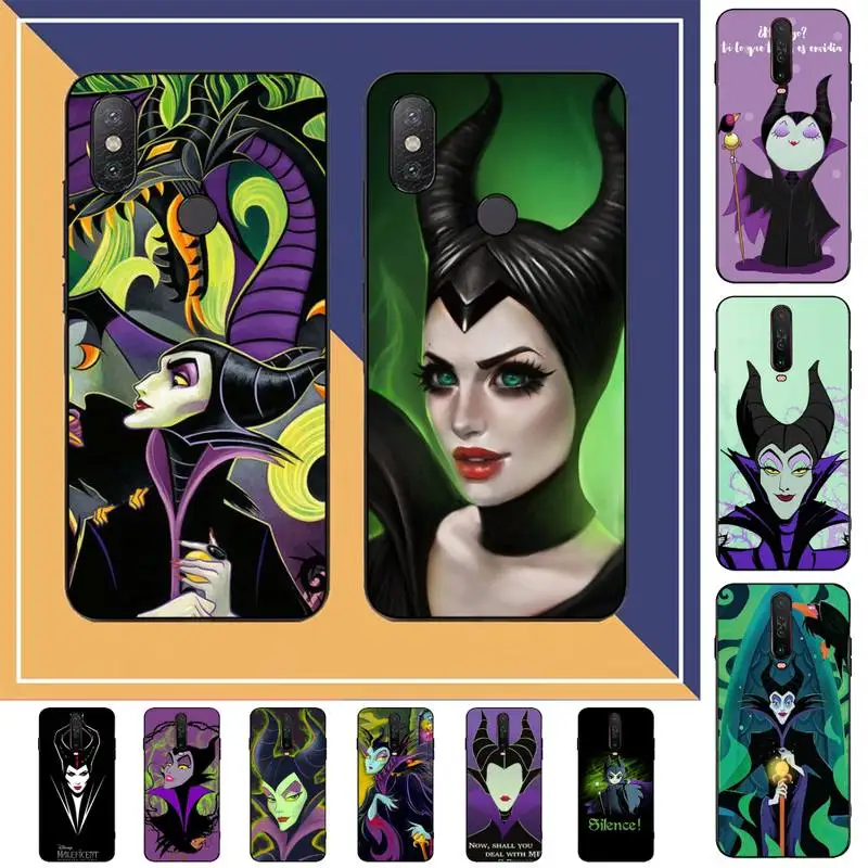 

Disney Maleficent Phone Case for Redmi Note 8 7 9 4 6 pro max T X 5A 3 10 lite pro