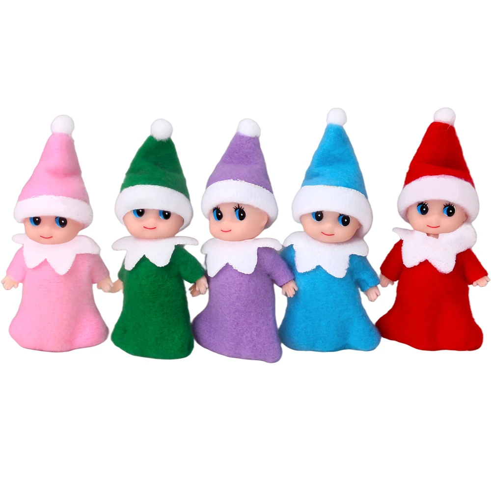 

Creative Christmas Elf Baby Mini Doll Package Foot Oranments Merry Christmas Decor For Home Pedents Noel Kids Gifts Favor m71