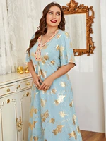 toleen plus size women clothing 2022 fashion maxi luxury causal summer dress with tassel floral print a line evening long dress