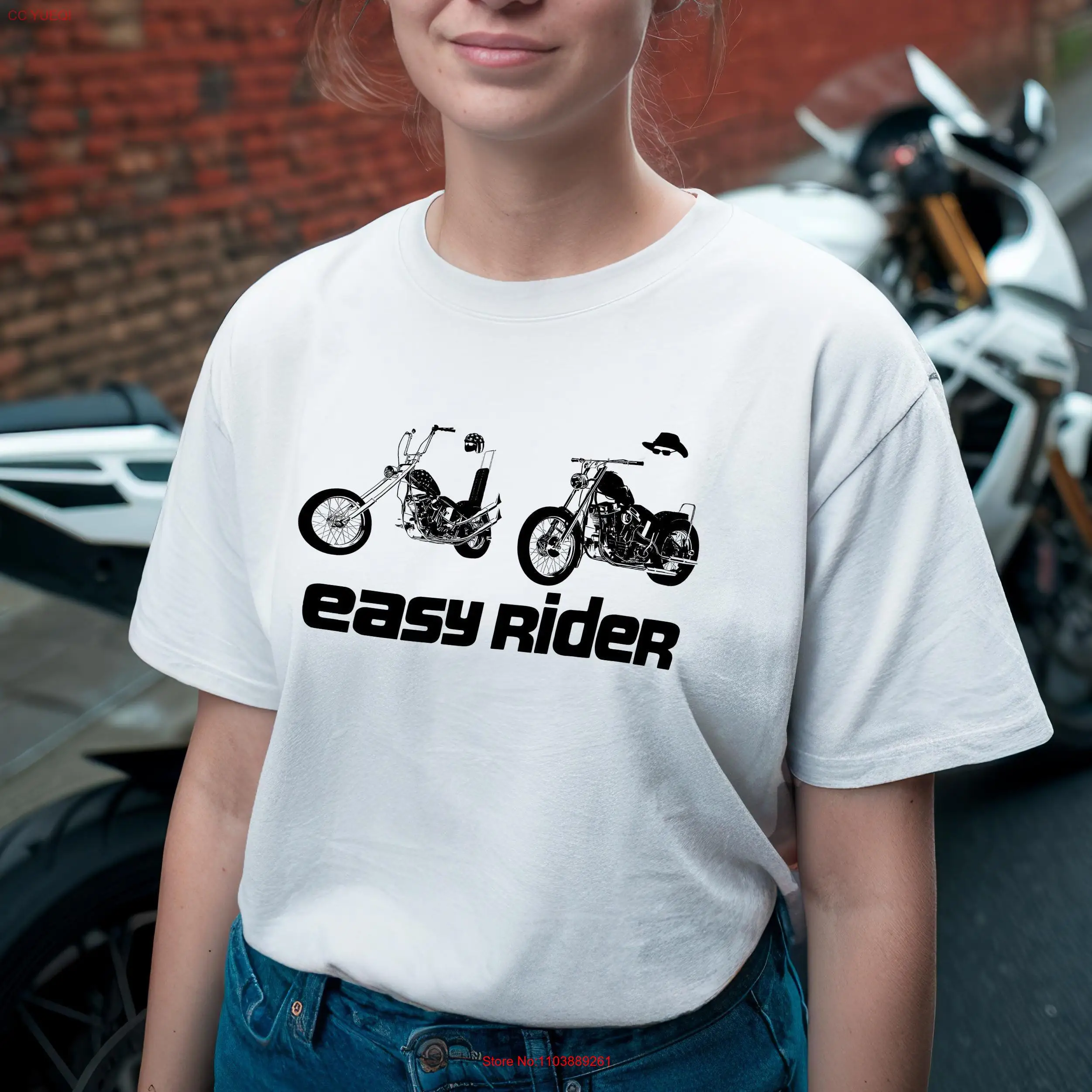 Футболка из фильма Easy Rider одежда для мотоциклов Питер Fonda Dennis Hopper на Рождество