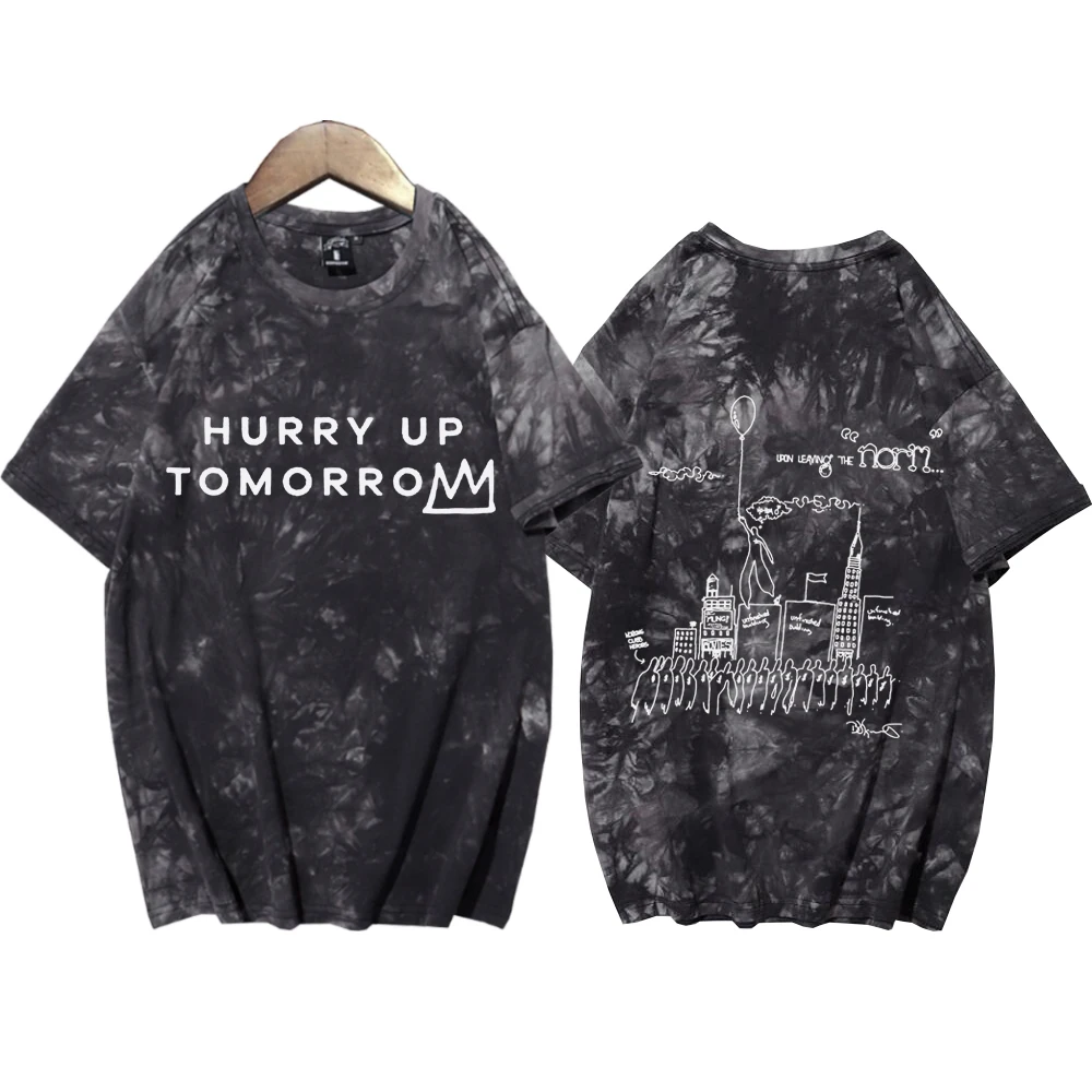 The Weeknd Hurry Up Tomorrow Tie Dye футболка из полиэстера