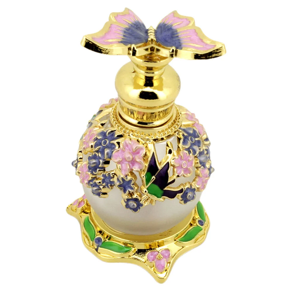 

Perfume Bottle Essential Oil Oils Container Atomizer Aromatherapy Artificial Colored Stone Dropper