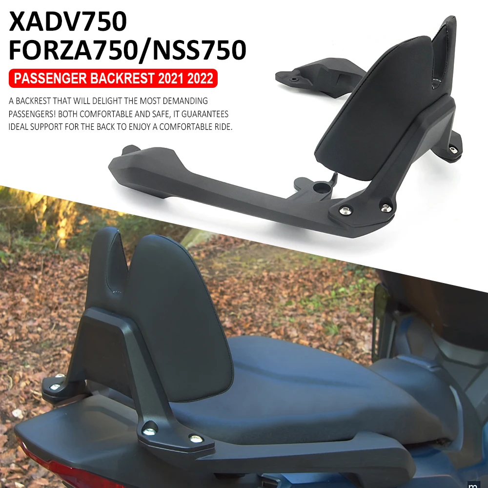 

For Honda X-ADV XADV 750 2021 2022 Motorcycle Passenger Seat Rest Pad FORZA NSS 750 Forza750 NSS750 Rear Backrest Cushion Back