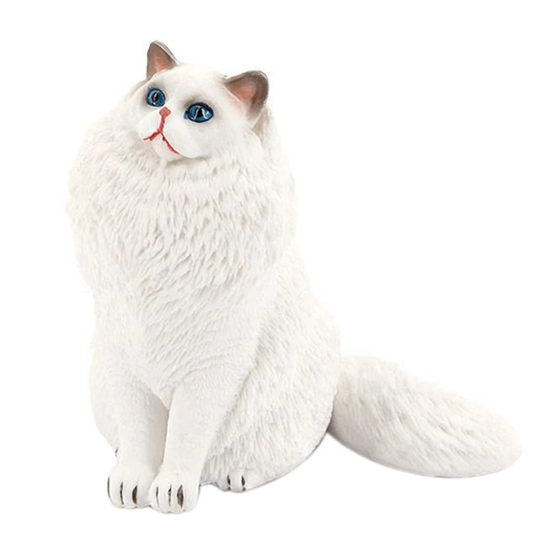 

-Simulation Solid Static Domestic Cat Puppet Cat Pet Cat Child Animal Cat Model Action Figures Kid Gifts