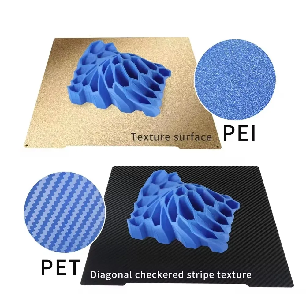 Фото MK4 PEI лист PEO для Prusa MK3S углеродное волокно PET Строительная пластина H1H двухсторонние Пружинные стальные пластины для Prusa i3 MK2.5S MK3 MK3S + №3