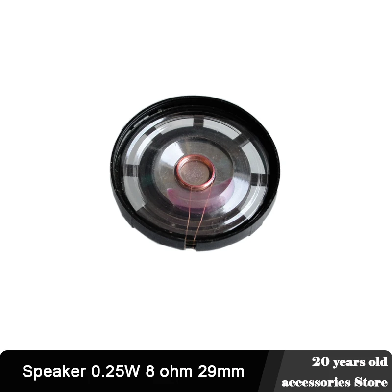 

2pcs/lot Small Speaker 0.25W 8 ohm 29mm 2.9cm speaker amplifier Loudspeaker diy kit Mini Ultra-thin Horn For Arduino new