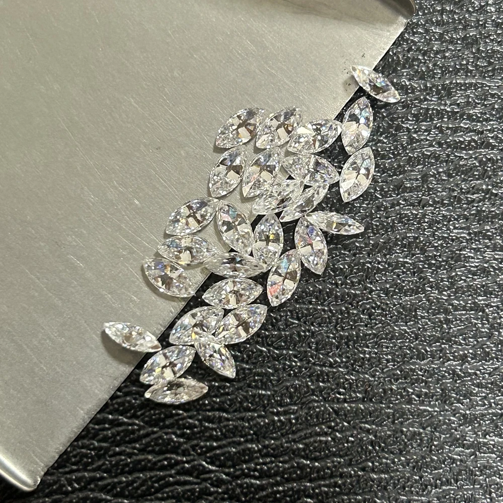 Meisidan 1 карат пакетик DEF VS Форма маркизы от 5x3 мм до 4x8 HPHT Lab Created Loose Diamond