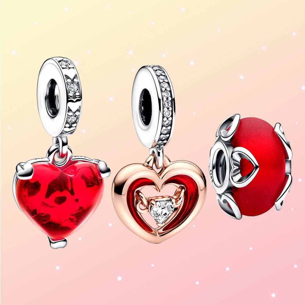 

925 Silver ME Broken heart Shape Fit For Pandora Fashion Anniversary Luxury Jewelry Making Girls Gift