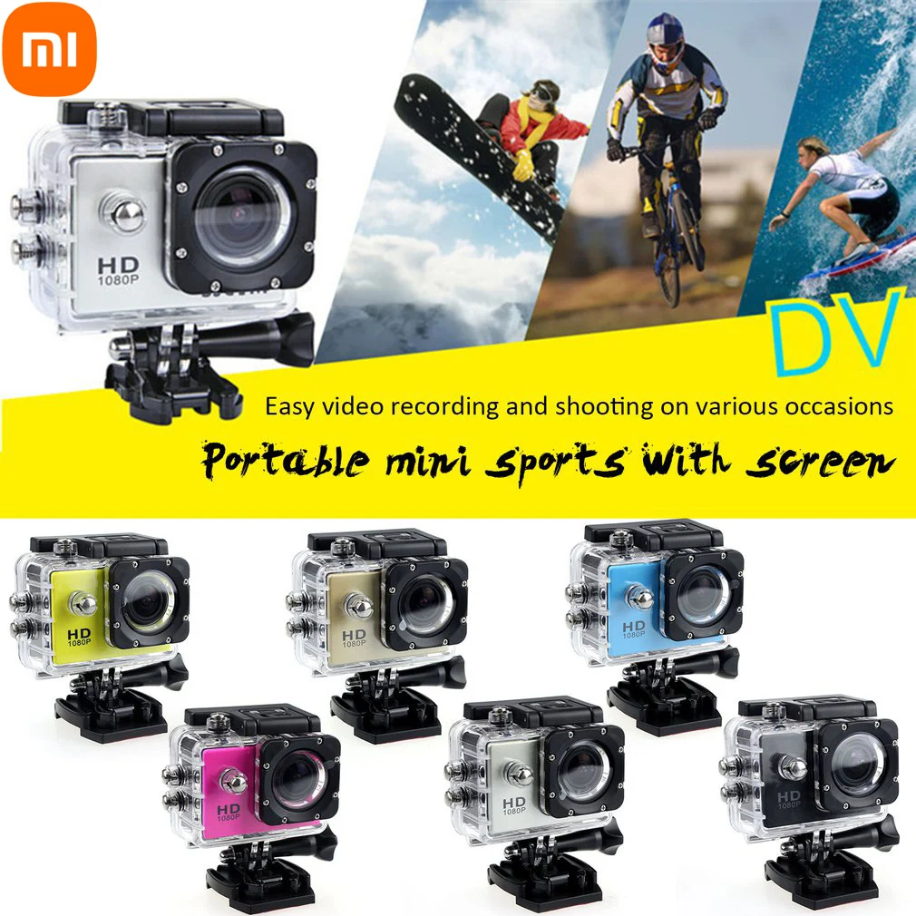 

Экшн-камера xiaomi для спорта на открытом воздухе, 30 м, 1080P