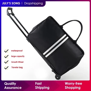 Мужские сумки для багажа JULY'S SONG, сумка на колесиках для путешествий, сумка на колесиках для ручной клади, сумка на колесиках для женщин и мужчин, для коротких поездок на выходные