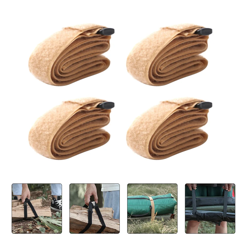

4pcs Strap Sturdy Practical Durable Lashing Straps Lace Up Rope Strap for Luggage Travel