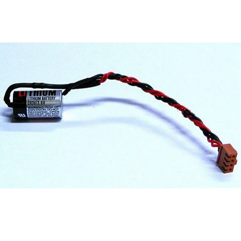 

1pce ER3V 3.6V PLC Industrial Control Lithium Battery With Plug
