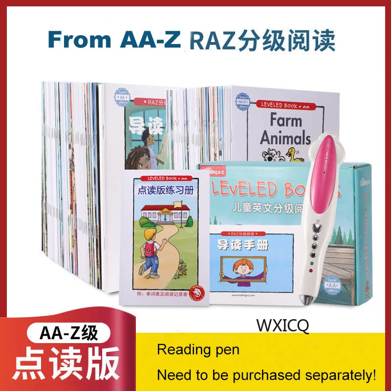 American raz graded reading picture book little master point reading pen children's enlightenment English picture book
