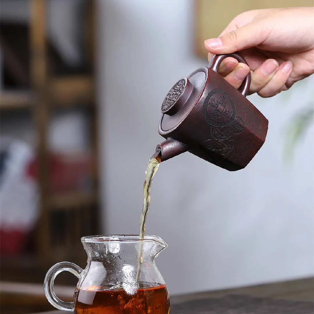 Высокое качество Исин фиолетовый глиняный горшок руда древняя красная грязь