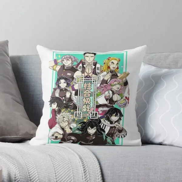 

Наволочка Kimetsu No Yaiba с принтом «рассекающий демонов», украшение для спальни, мягкая подушка в комплект не входит