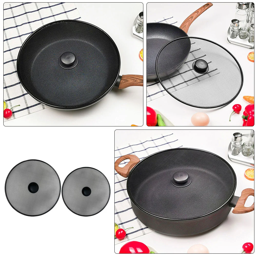 Крышка кастрюли с защитой от брызг жира защита экрана сковороды для крышки