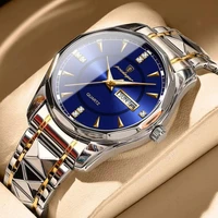 poedagar 2022 new fashion mens watches stainless steel top brand luxury waterproof men quartz wristwatches relogio masculino