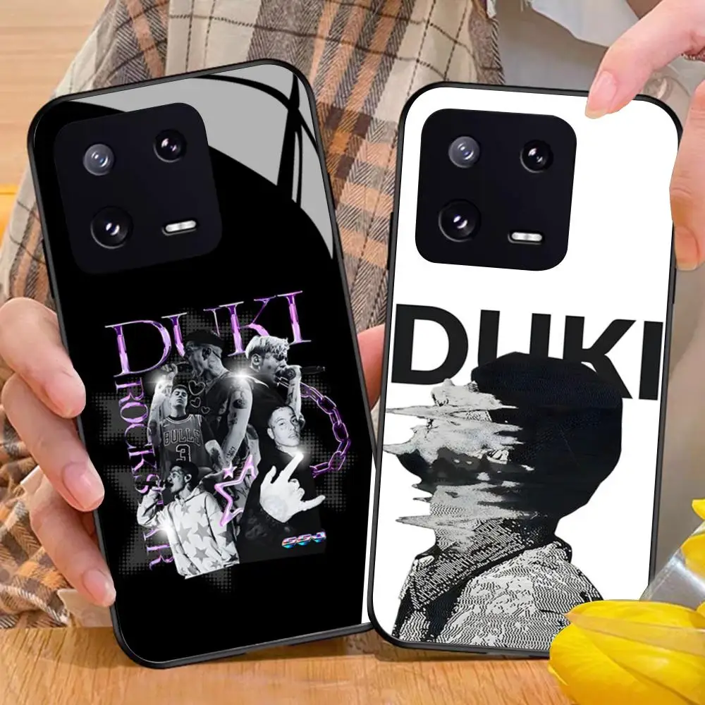 Фото Модный чехол для телефона Duki R-rapper для Xiaomi 17 15 14 13 12 Mi 11 X T Ultra Pro Lite 5G, черный, стеклянный №1