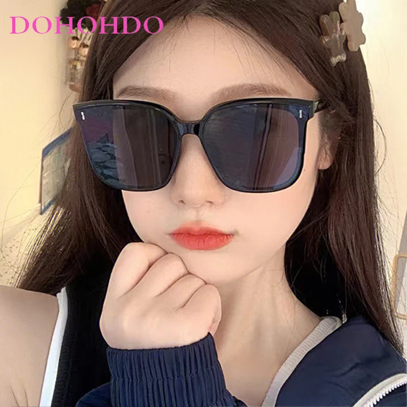 Негабаритные квадратные трендовые солнцезащитные очки с дизайном рисовых