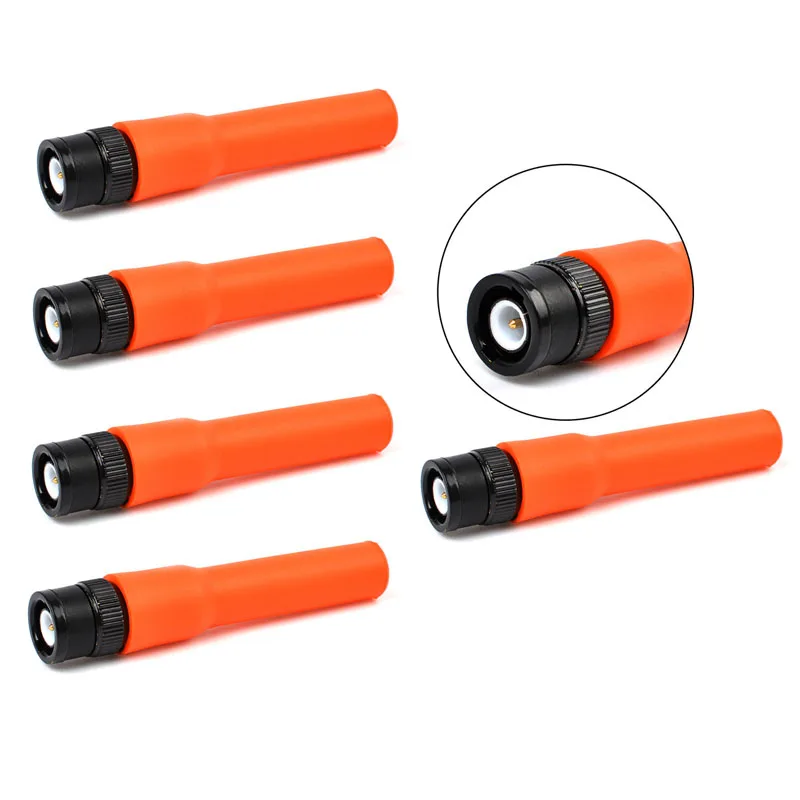 Lot 5PCS Walkie Talkie Handheld Radio Antenna BaoFeng SF20 VHF/UHF Dual Band Soft Antenna SMA-Female for Kenwood WOUXUN HYT TYT
