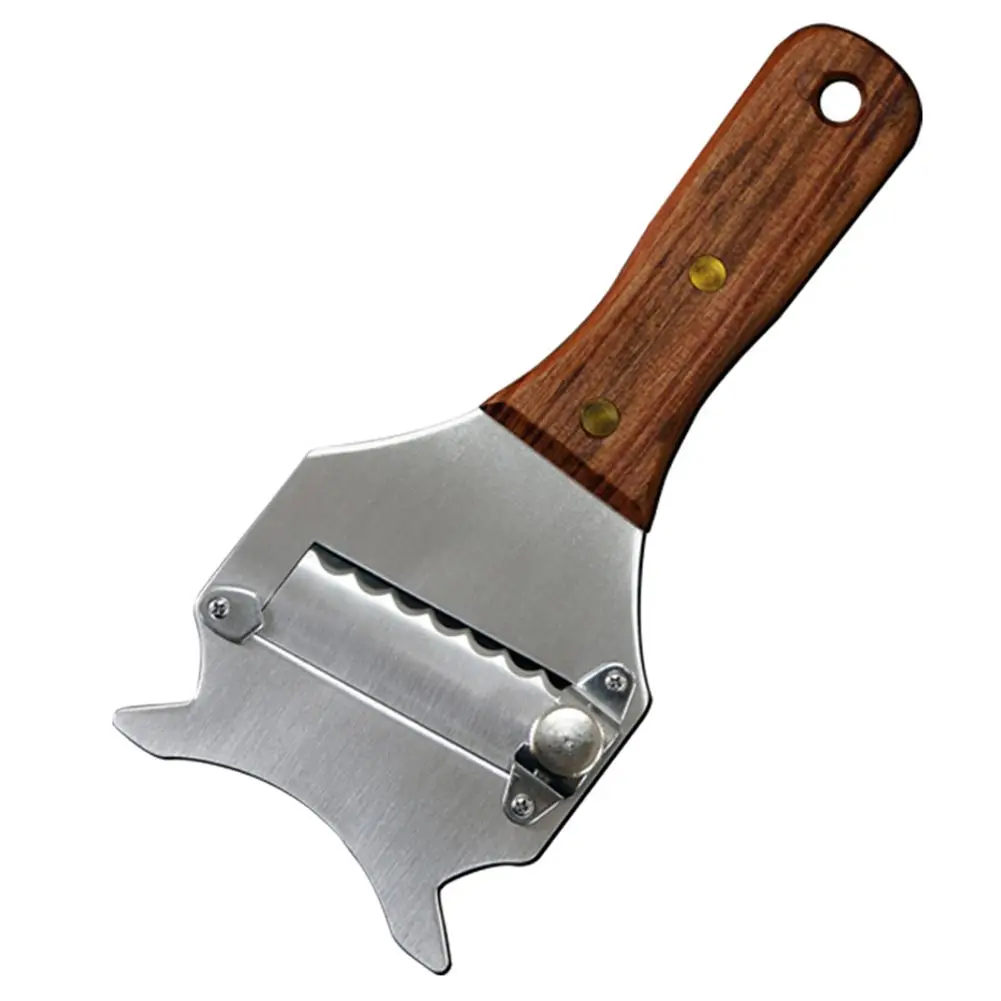 

Hand Plane Wooden Handle Slicer Kitchen Tool Truffles Grater Cooking Butter Cutter Stainless Steel Chocolate Multifunction