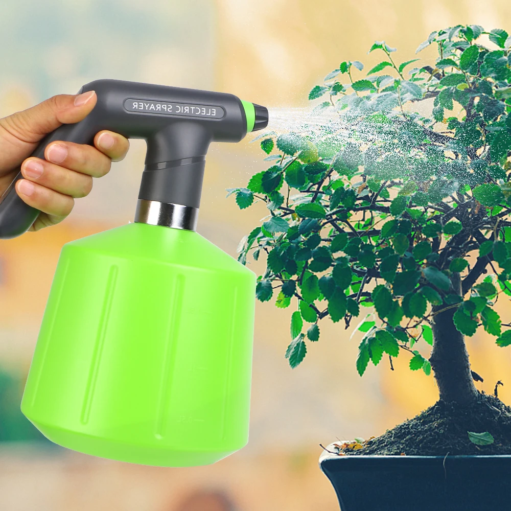 Plant Mist Spray Bottle 2L Sterilization Car Wash Tool Water Sprayer Electric Automatic Garden Watering Can Handheld