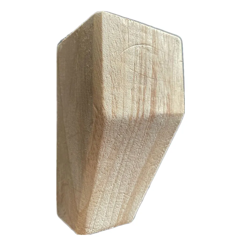 1PC 12cm Furniture with Solid Wood Legs Carving Flower Sofa Seat TV Cabinet Feet, No Paint Drop Ship，Furniture Feet Replace