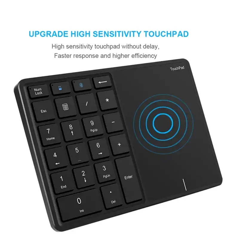 

teclado bluetooth 22 Key numeric keypad Portable Financial Accounting High Precision Touchpad Wireless Numeric Keypad For Window