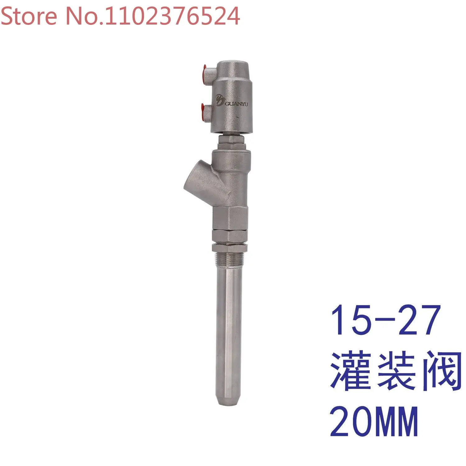 

Filling Machine with Stainless Steel DN15-27 Extension Rod Anti-drip Pneumatic Discharge Nozzle Filling Valve