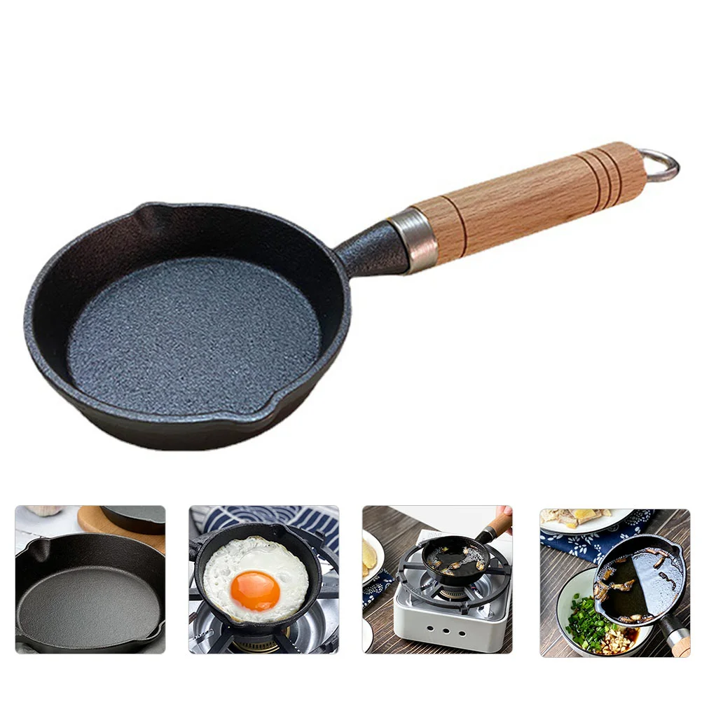 

Pan Frying Egg Mini Skillet Omelette Iron Nonstick Cast Cooking Non Stick Omelet Pans Pancake Single Fry Fried Maker Breakfast