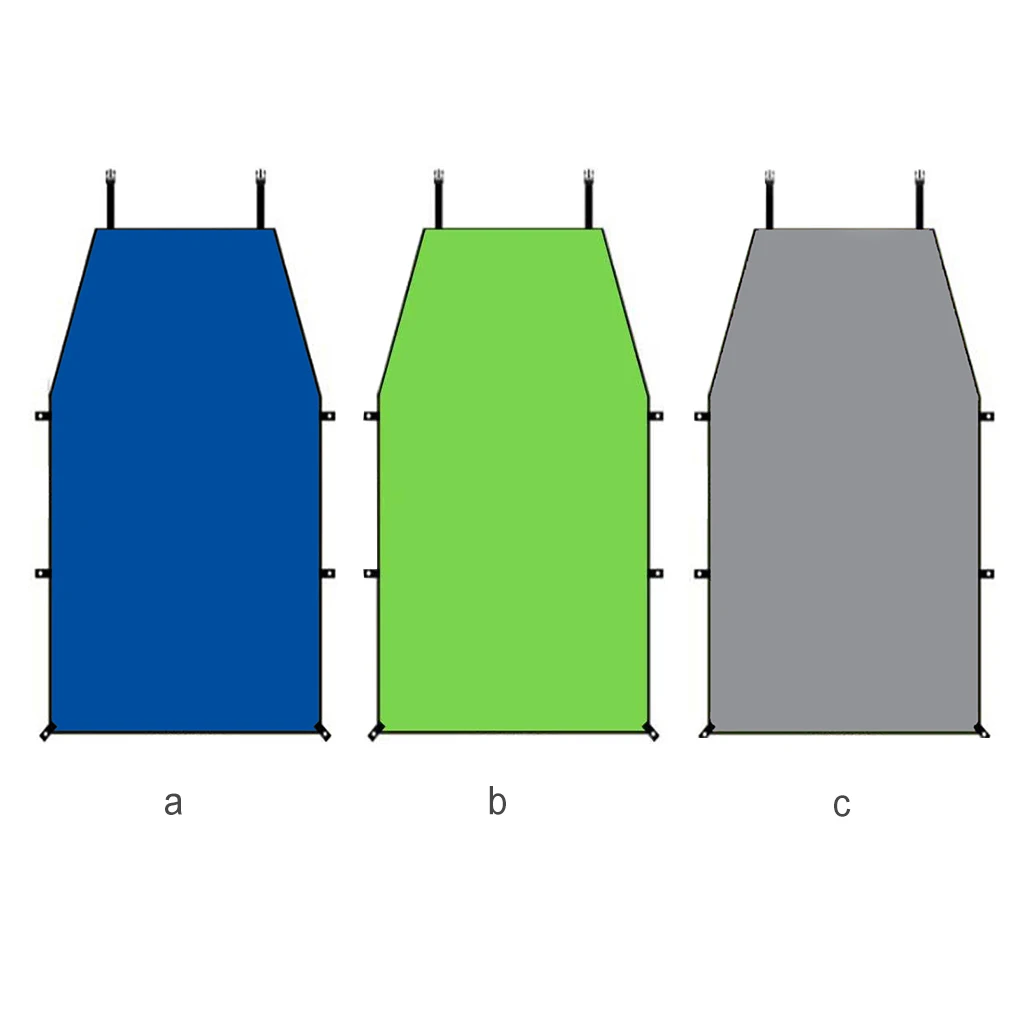 

Car Side Awning Rainproof Adjustable Tarp Vehicle Sun Shade Shelter Rooftop Canopy Outdoor Barbecue Travelling Blue