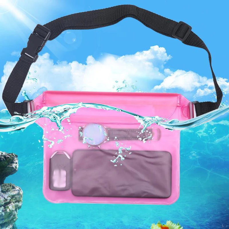 

Swimming Storage Bag Diving Underwater Dry Shoulder Waist Pack Bag Pocket Pouch Mobile Phone Bags Case Waterproof Bags