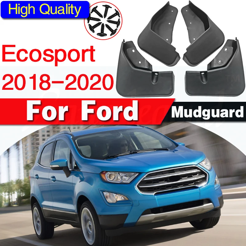 

Set Molded Car Mud Flaps For Ford Ecosport 2018 2019 2020 Mudflaps Splash Guards Mud Flap Mudguards Fender Front Rear Styling